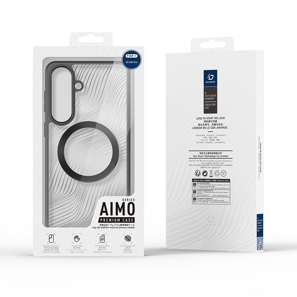 Custodia MagSafe per Samsung Galaxy S26 Plus S947, DUX DUCIS, Aimo, Nera