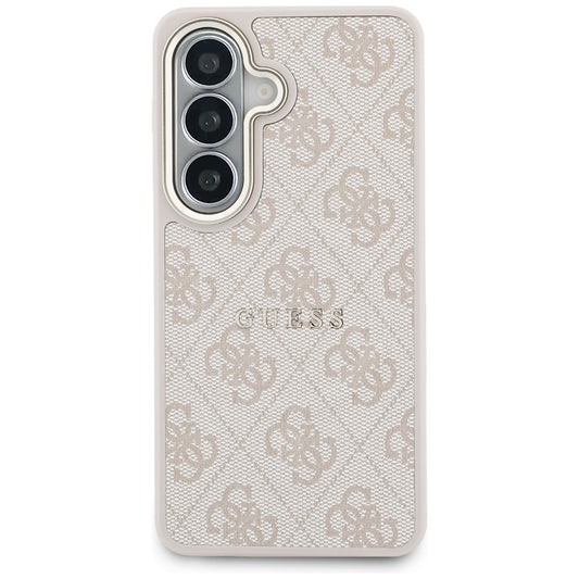 Custodia MagSafe per Samsung Galaxy S26 Plus S947, Guess, 4G Anello Inciso, Rosa