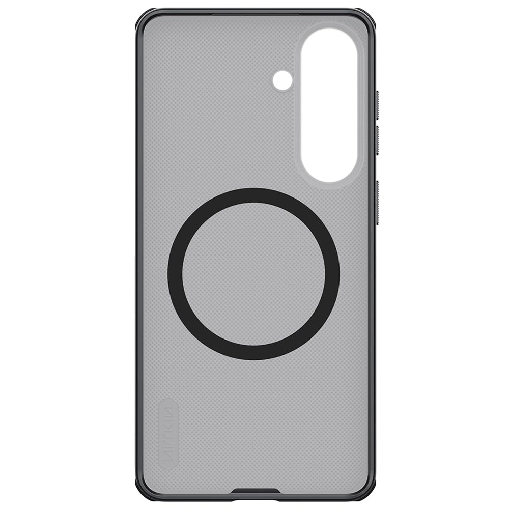 Custodia MagSafe per Samsung Galaxy S26 Plus S947, Nillkin, Super Shield Pro, Nera Trasparente Satinata