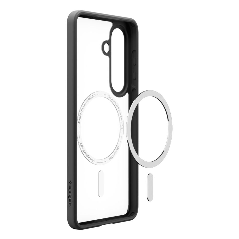 Custodia MagSafe per Samsung Galaxy S26 Plus S947, Spigen, Ultra Hybrid, Nera Opaca ACS10710