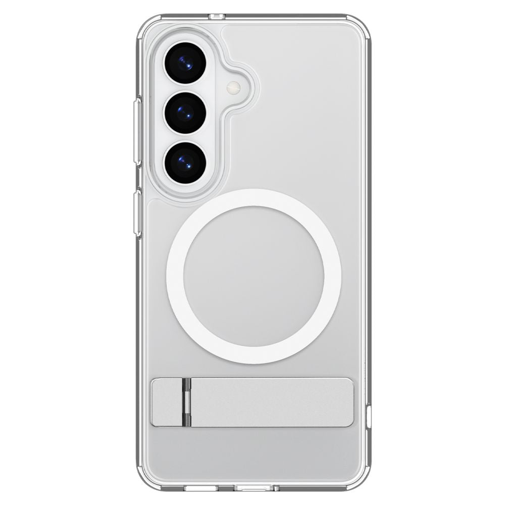Custodia MagSafe per Samsung Galaxy S26 Plus S947, Spigen, Ultra Hybrid S, Trasparente Bianca ACS11050