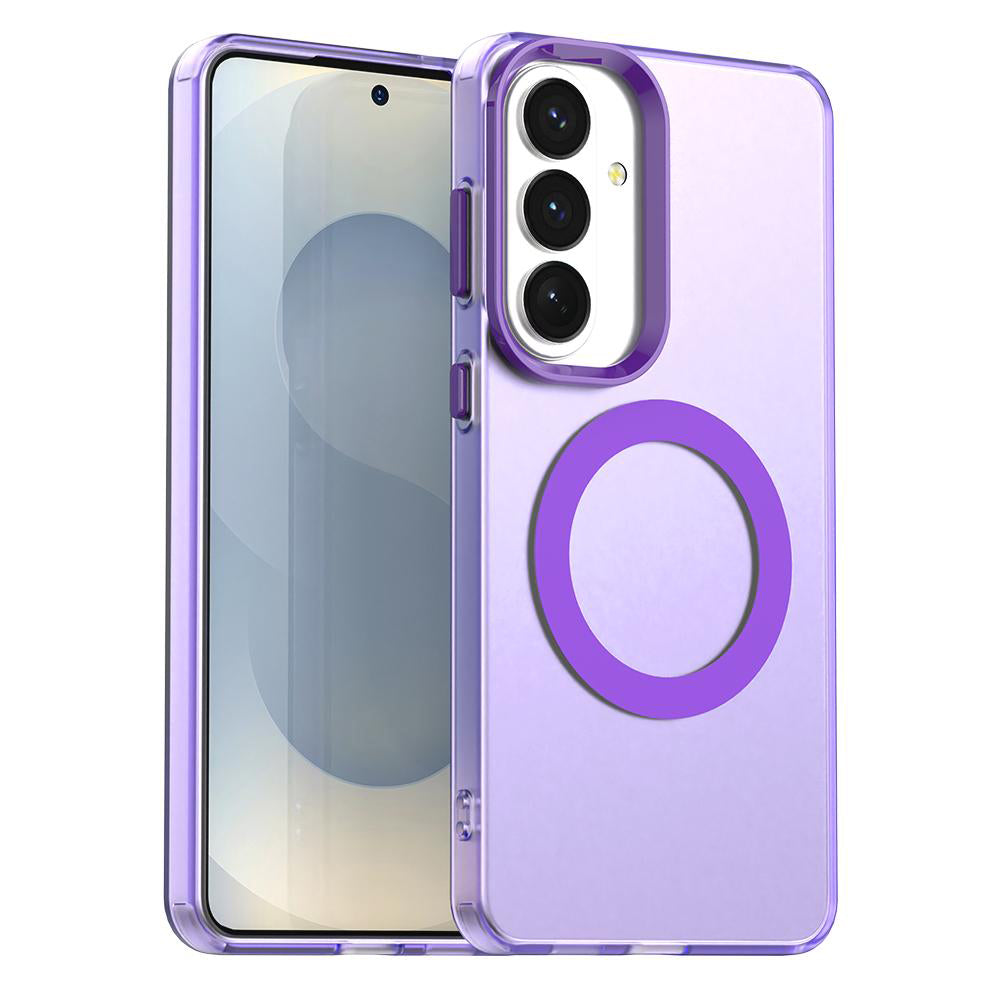 Custodia MagSafe per Samsung Galaxy S26 Plus S947, Techsuit, CandyCase, Viola
