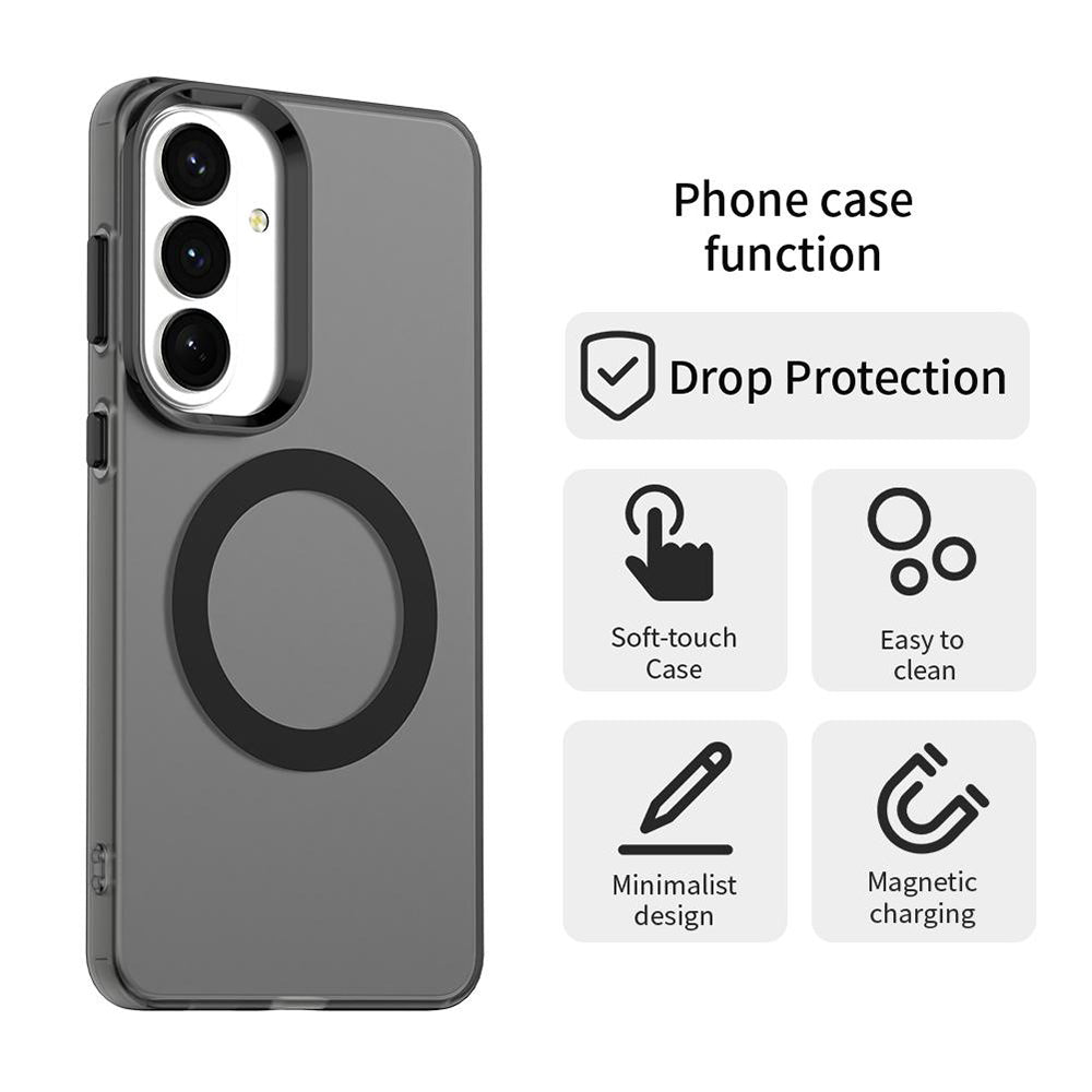 Custodia MagSafe per Samsung Galaxy S26 Plus S947, Techsuit, CandyCase, Nera