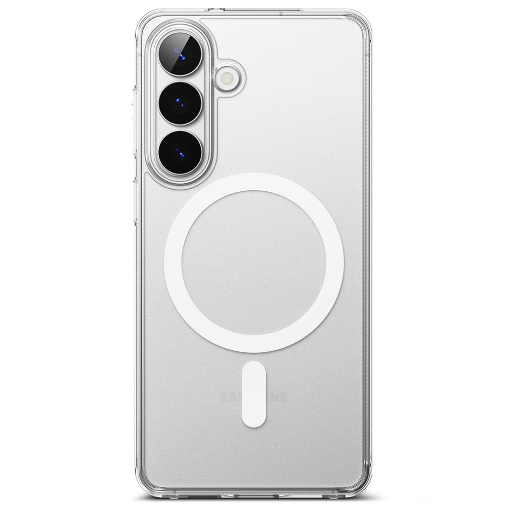 Custodia MagSafe per Samsung Galaxy S26 S942, Ringke, Fusion, Trasparente Opaca