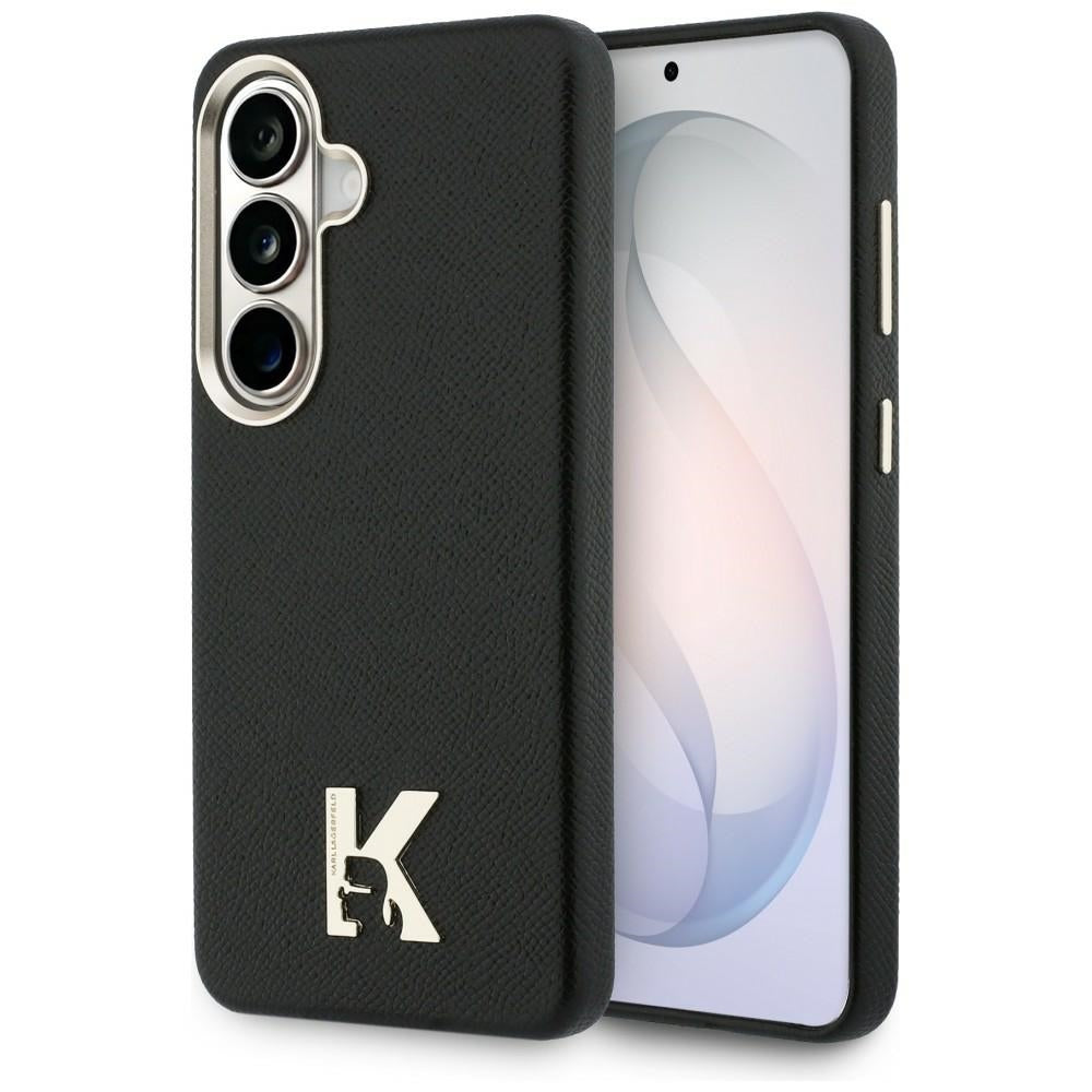 Custodia MagSafe per Samsung Galaxy S26 S942, Karl Lagerfeld, Karl Head Logo, Nera