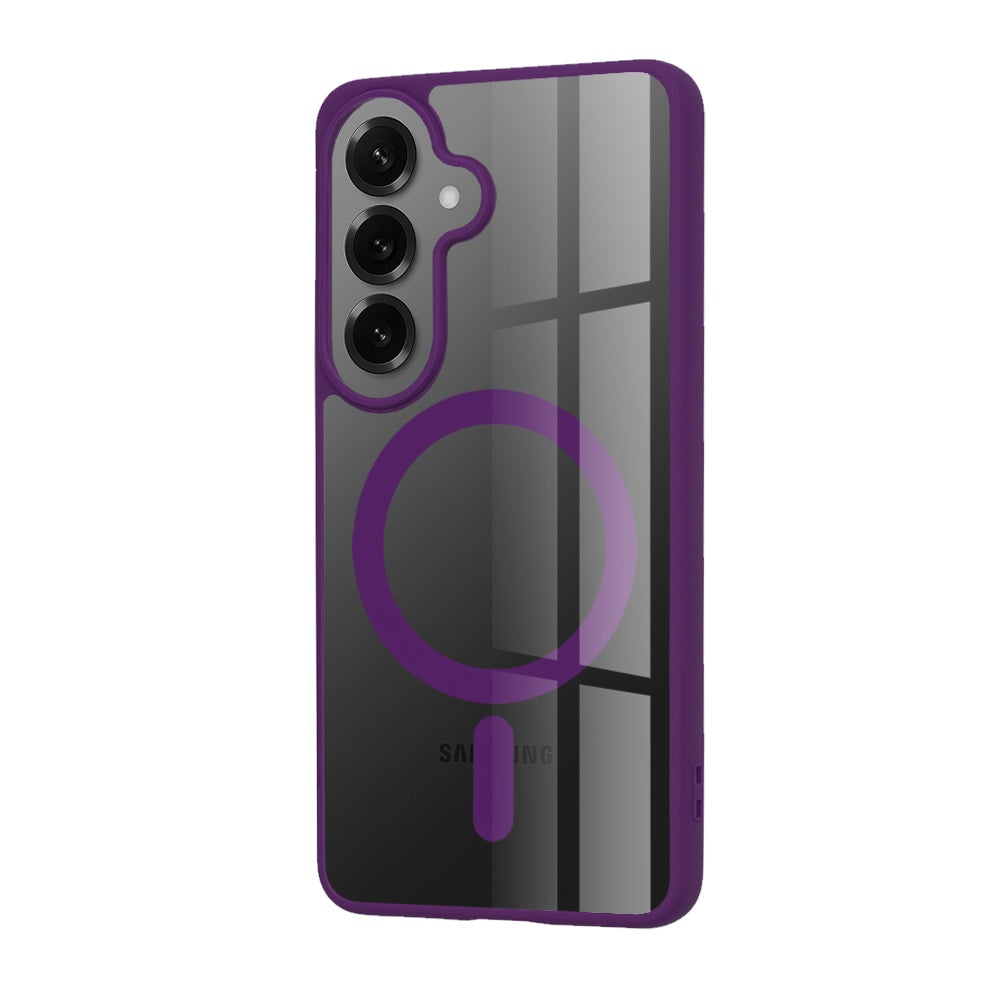 Custodia MagSafe per Samsung Galaxy S26 S942, Techsuit, Pro, Viola
