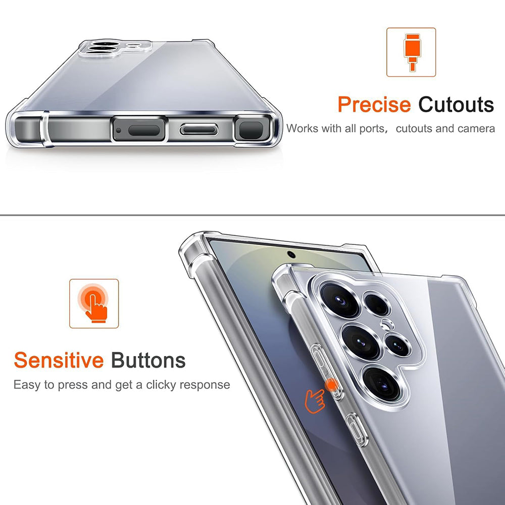 Custodia MagSafe per Samsung Galaxy S26 S942, Techsuit, Antiurto, Trasparente