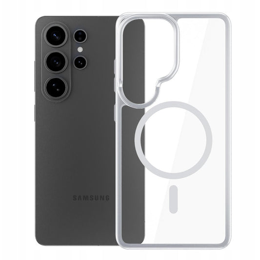 MagSafe Case for Samsung Galaxy S26 Ultra, 3MK, Armor MagCase, Transparent