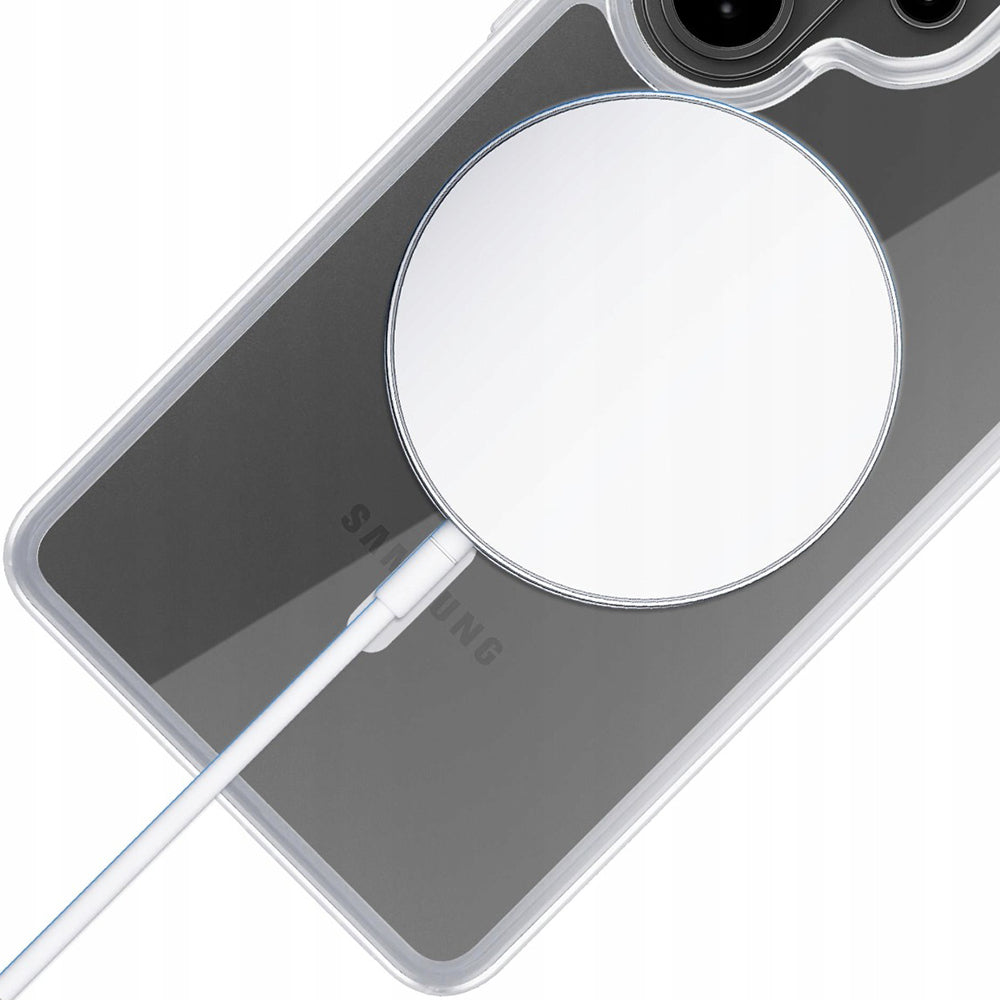 Custodia MagSafe per Samsung Galaxy S26 Ultra, 3MK, Armor MagCase, Trasparente