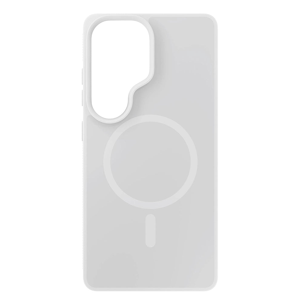 Custodia MagSafe per Samsung Galaxy S26 Ultra S948, 3MK, Smoke MagCase, Bianca