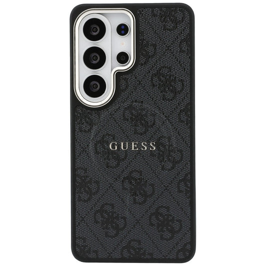 Custodia MagSafe per Samsung Galaxy S26 Ultra S948, Guess, 4G Embossed Ring, Nera