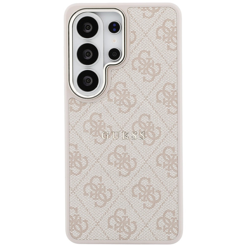 Custodia MagSafe per Samsung Galaxy S26 Ultra S948, Guess, 4G Embossed Ring, Rosa