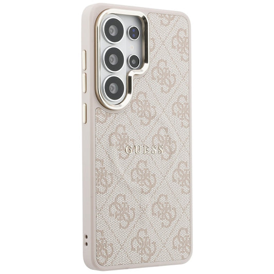 Custodia MagSafe per Samsung Galaxy S26 Ultra S948, Guess, 4G Embossed Ring, Rosa