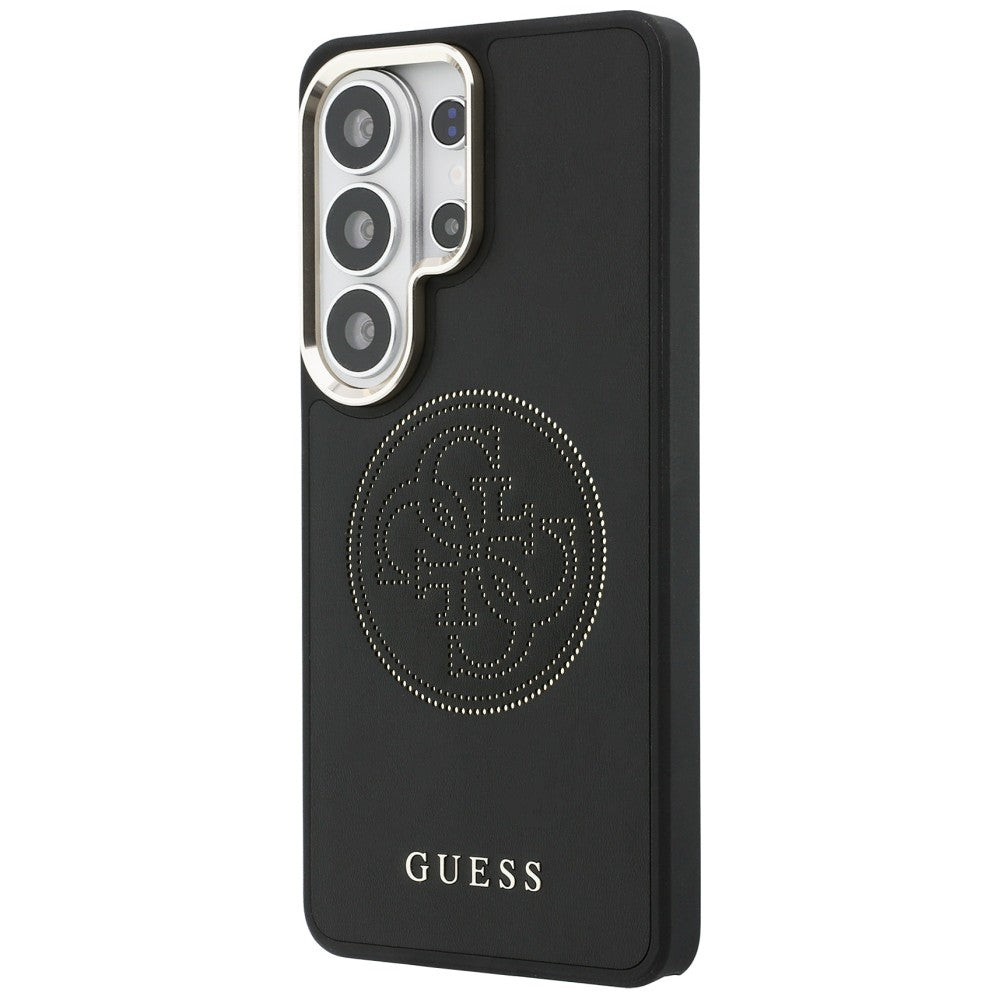 Custodia MagSafe per Samsung Galaxy S26 Ultra S948, Guess, Logo Perforato, Nera