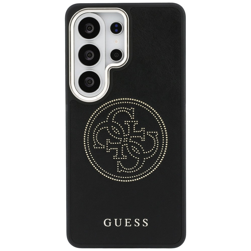 Custodia MagSafe per Samsung Galaxy S26 Ultra S948, Guess, Logo Perforato, Nera