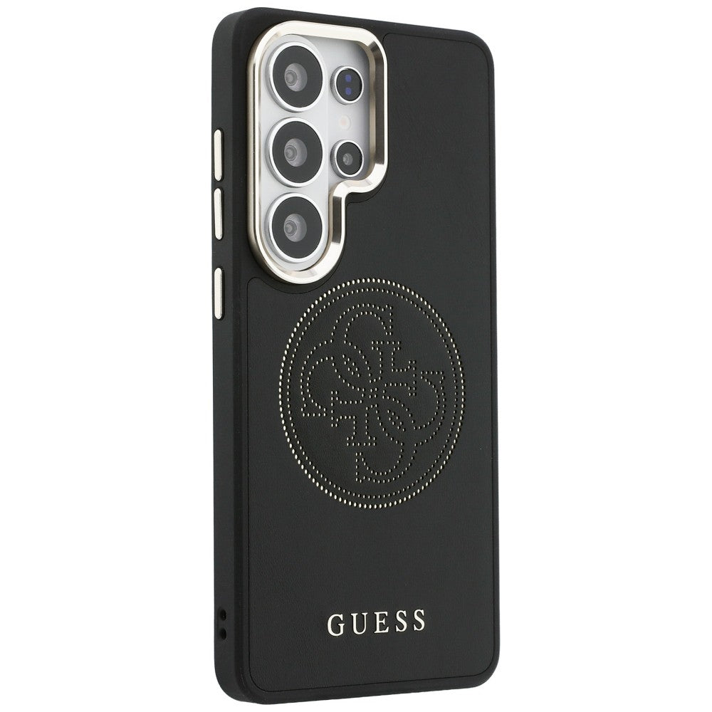 Custodia MagSafe per Samsung Galaxy S26 Ultra S948, Guess, Logo Perforato, Nera