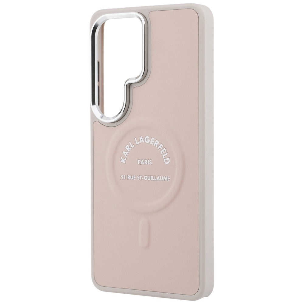 Custodia MagSafe per Samsung Galaxy S26 Ultra S948, Karl Lagerfeld, Karl RSG Logo, Rosa