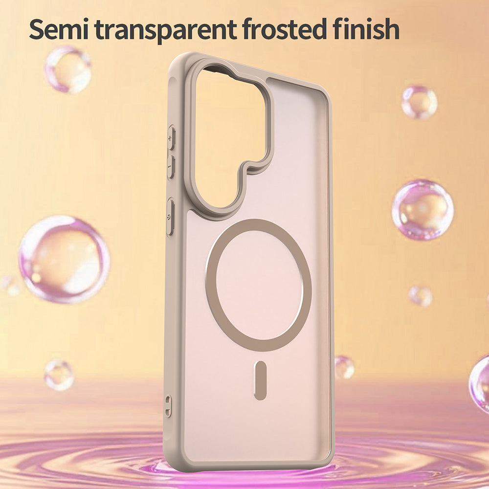 Custodia MagSafe per Samsung Galaxy S26 Ultra S948, Techsuit, HaloFrost II, Dorata