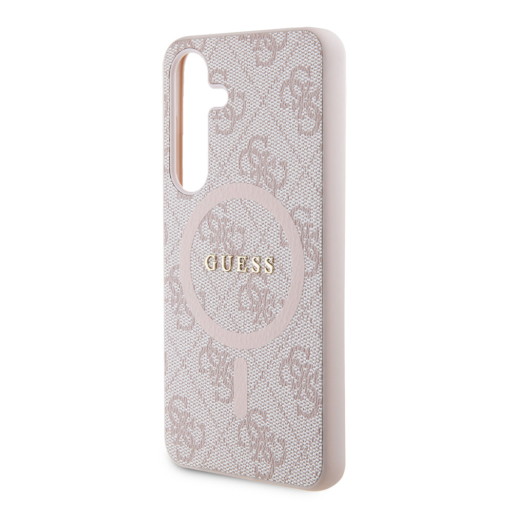 Custodia MagSafe per Samsung Galaxy Z Flip7 F766, Guess, 4G Collection, Rosa