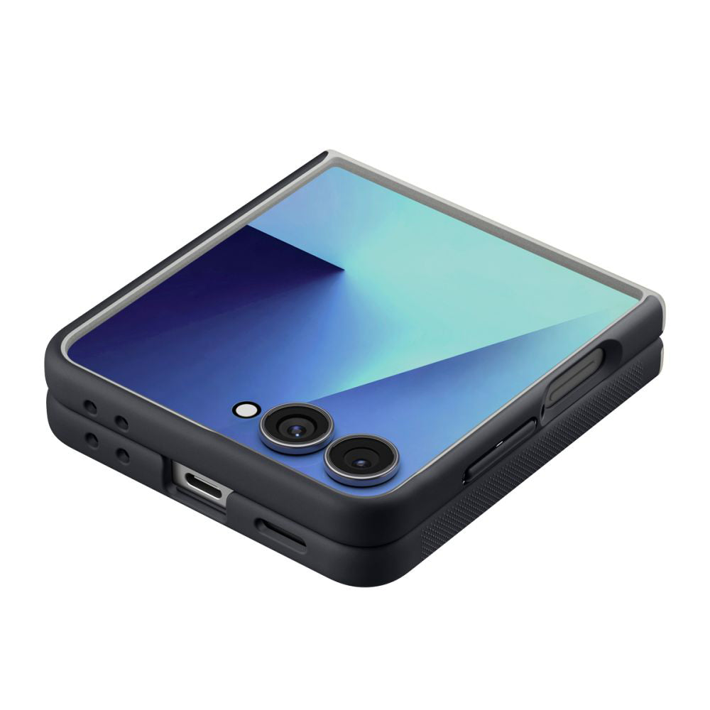 Custodia MagSafe per Samsung Galaxy Z Flip7 F766, Spigen, Caseology Nano Pop, Nera ACS11158
