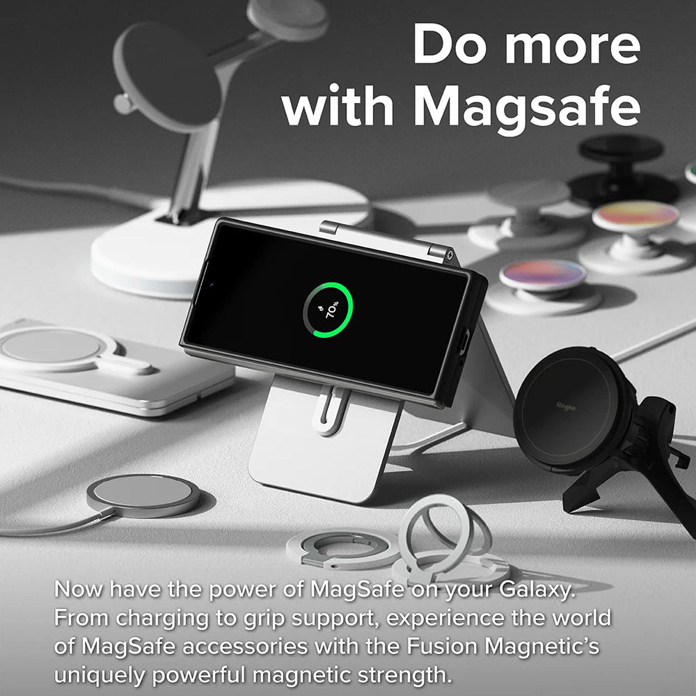 Custodia MagSafe per Samsung Galaxy Z Fold6 F956, Ringke, Slim, Nera