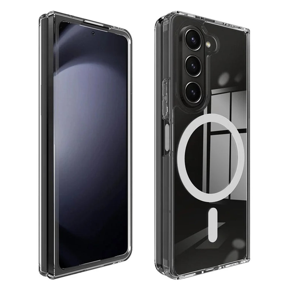 Custodia MagSafe per Samsung Galaxy Z Fold6 F956, Techsuit, Pro, Trasparente