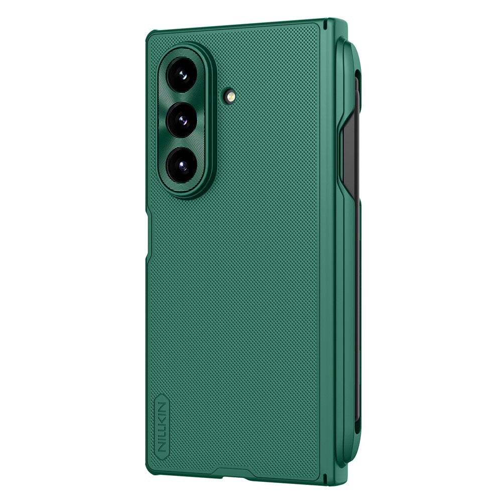 MagSafe Case for Samsung Galaxy Z Fold7 F966, Nillkin, Super Frosted Shield with Pen Holder, Dark Green