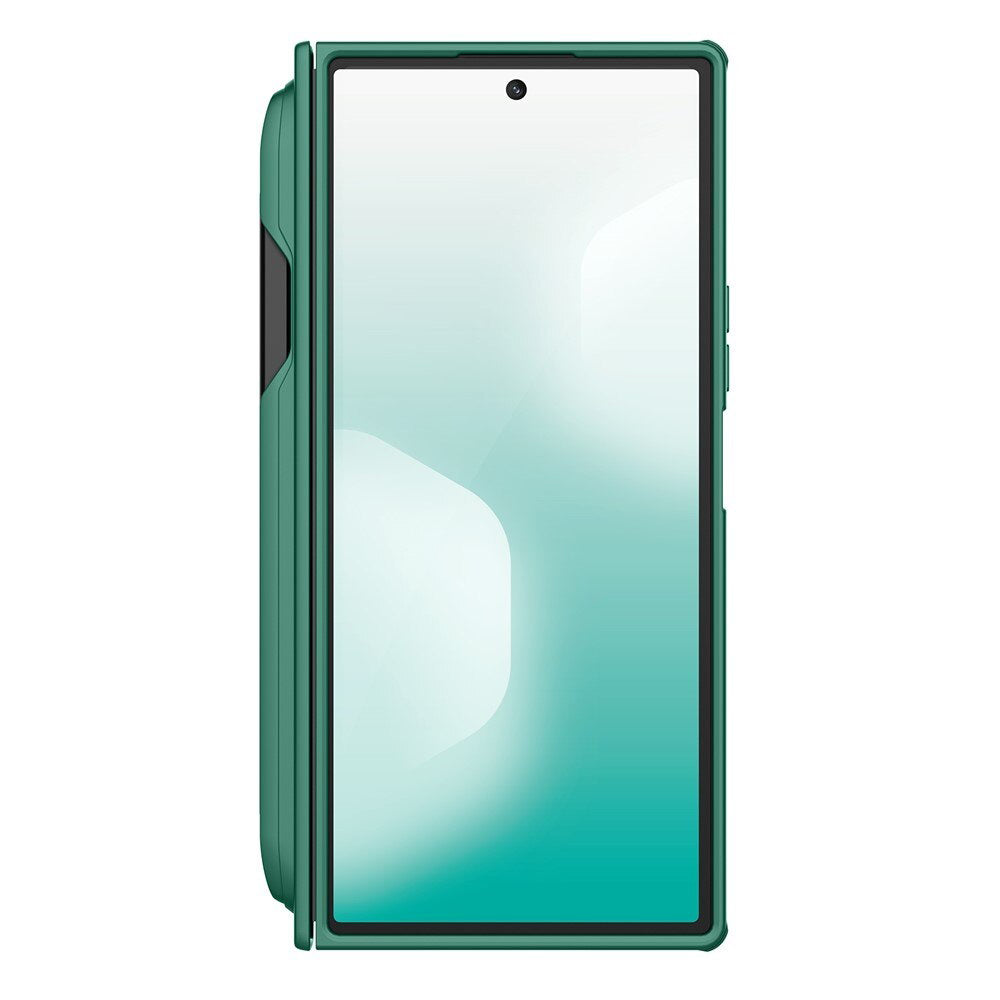 MagSafe Case for Samsung Galaxy Z Fold7 F966, Nillkin, Super Frosted Shield with Pen Holder, Dark Green