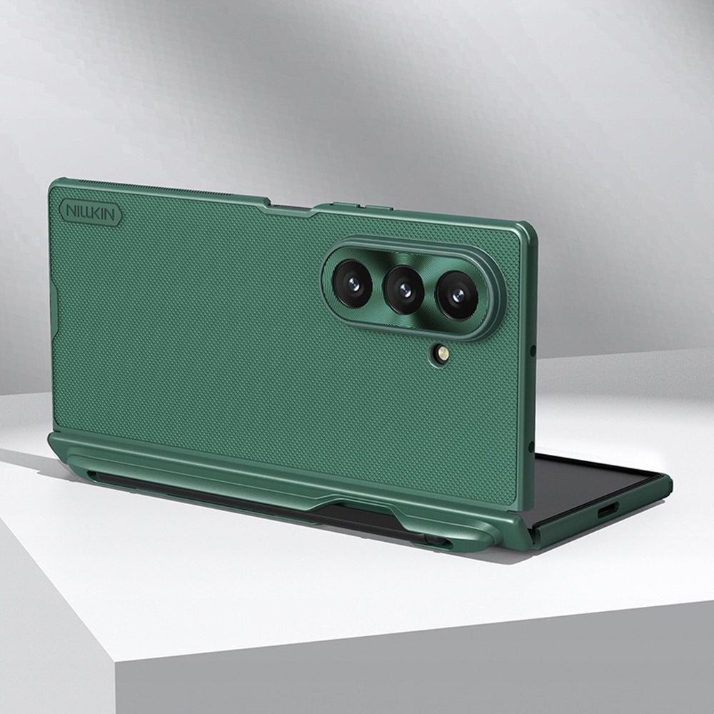 MagSafe Case for Samsung Galaxy Z Fold7 F966, Nillkin, Super Frosted Shield with Pen Holder, Dark Green