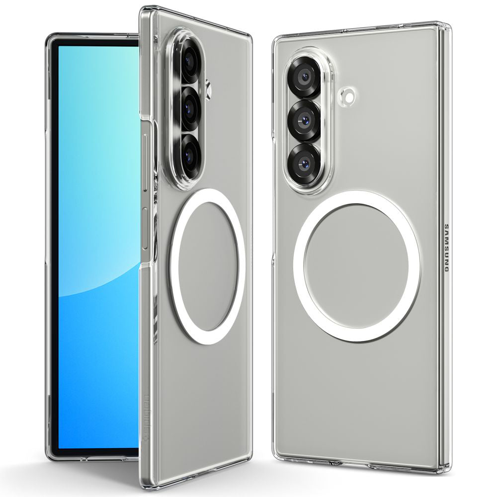 Custodia MagSafe per Samsung Galaxy Z Fold7 F966, Spigen, Air Skin, Trasparente ACS09545