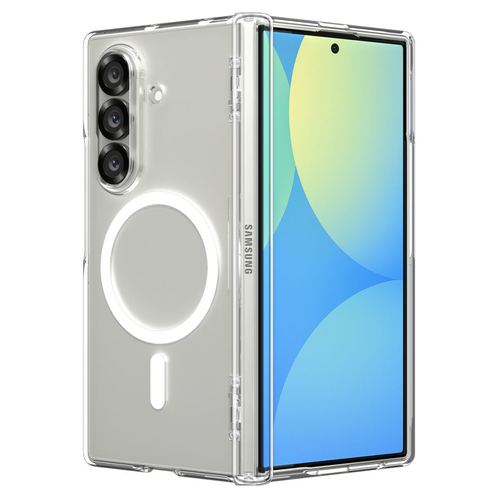 Custodia MagSafe per Samsung Galaxy Z Fold7 F966, Spigen, Ultra Hybrid Pro, Trasparente ACS09546