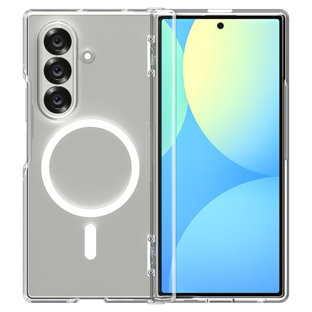 Custodia MagSafe per Samsung Galaxy Z Fold7 F966, Spigen, Ultra Hybrid Pro, Trasparente ACS09546