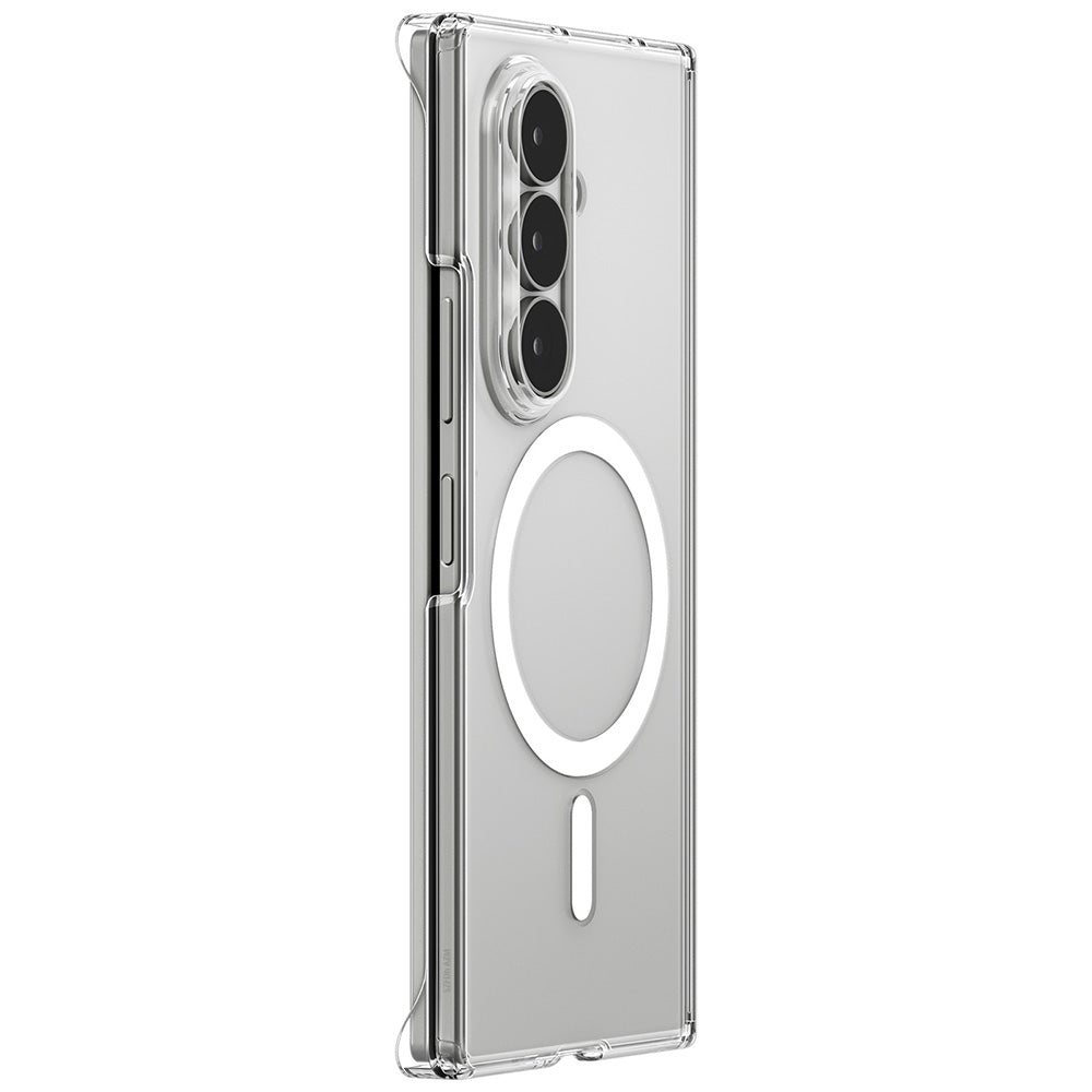 Custodia MagSafe per Samsung Galaxy Z Fold8 Ultra F976, Spigen, Air Skin Zero, Trasparente Bianca ACS11495