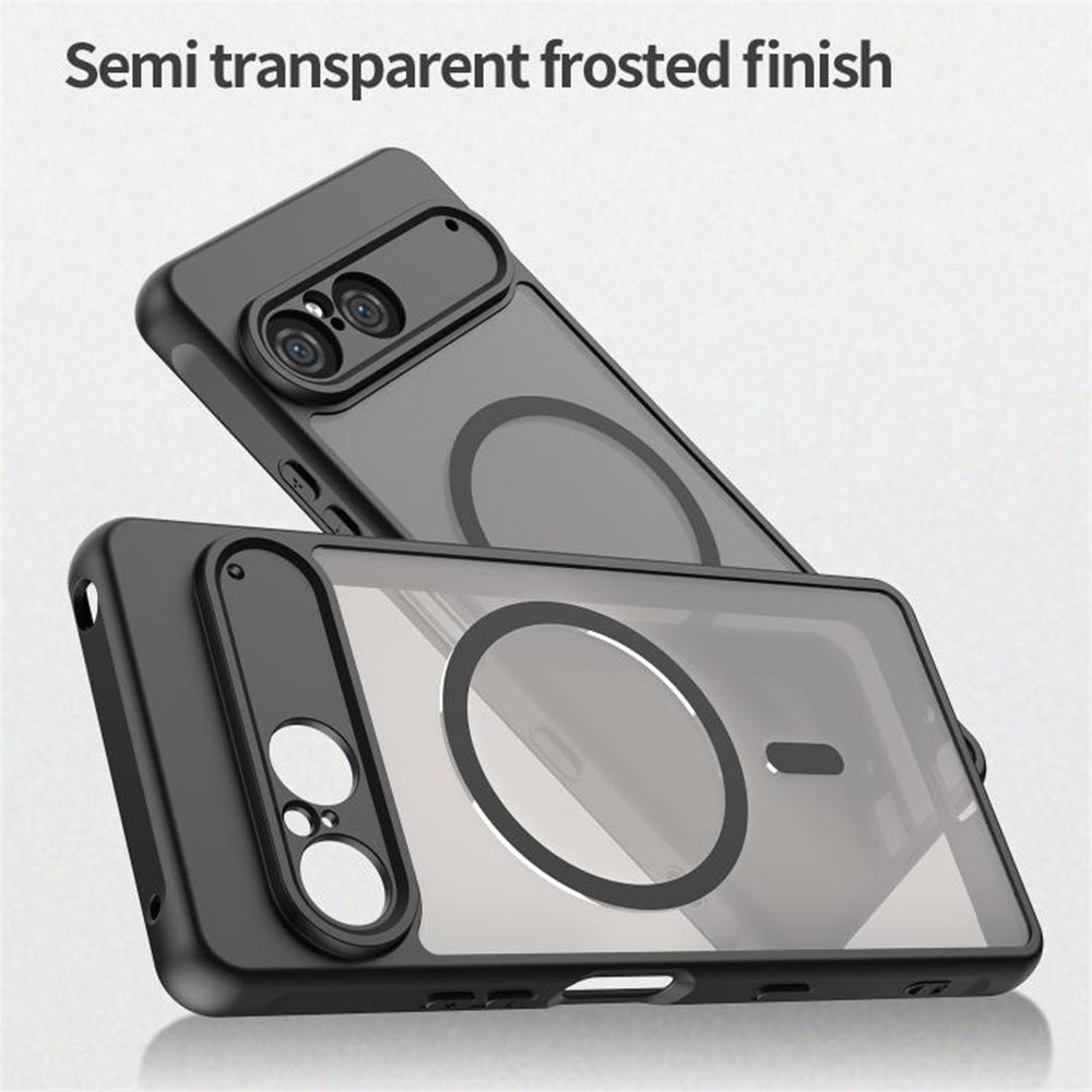 Custodia MagSafe per Sony Xperia 10 VII, Techsuit, HaloFrost II, Nera