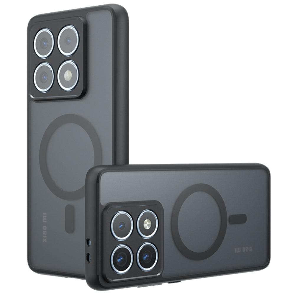 Custodia MagSafe per Xiaomi 14T, Techsuit, PureFrost, Nera
