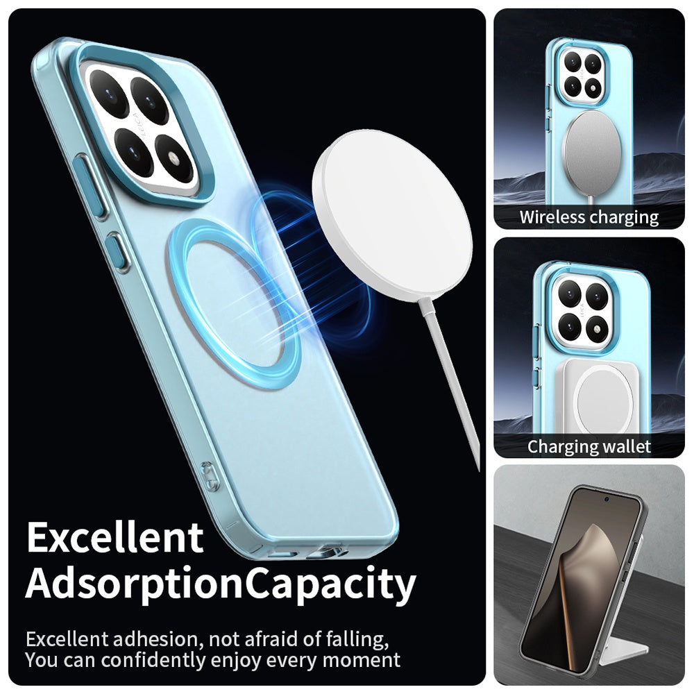 Custodia MagSafe per Xiaomi 15T, Techsuit, CandyCase, Blu