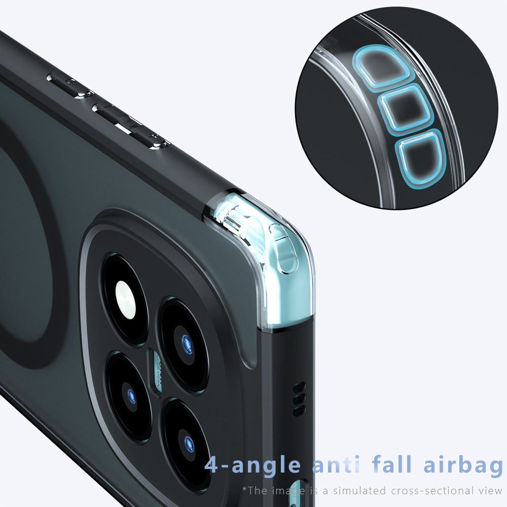 Custodia MagSafe per Xiaomi 17, Techsuit, PureFrost, Nera Satinata