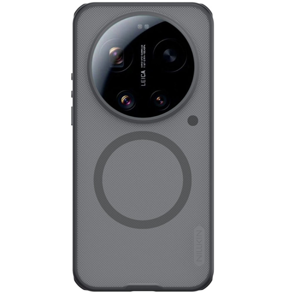 Custodia MagSafe per Xiaomi 17 Ultra, Nillkin, Super Shield Pro, Nera Trasparente Satinata