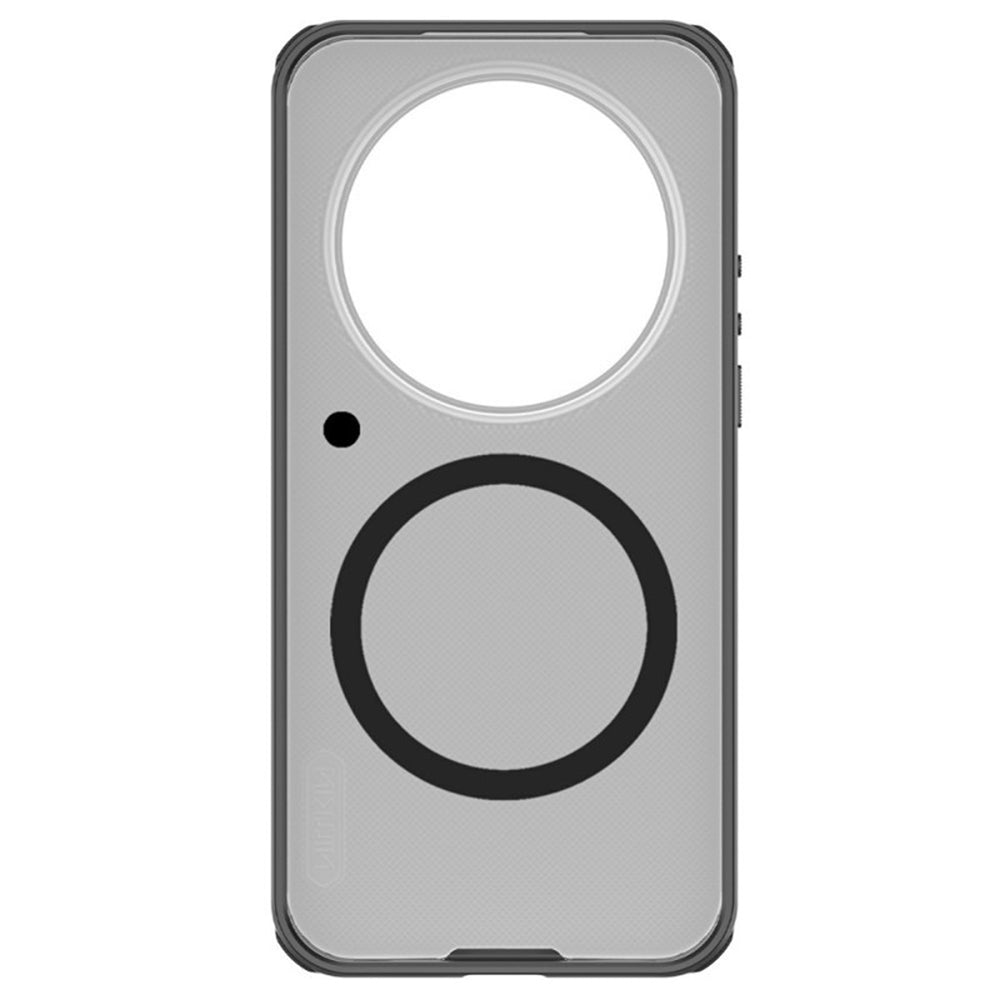 Custodia MagSafe per Xiaomi 17 Ultra, Nillkin, Super Shield Pro, Nera Trasparente Satinata