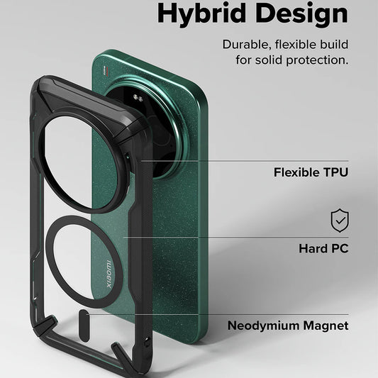 Custodia MagSafe per Xiaomi 17 Ultra, Ringke, Fusion X, Nera