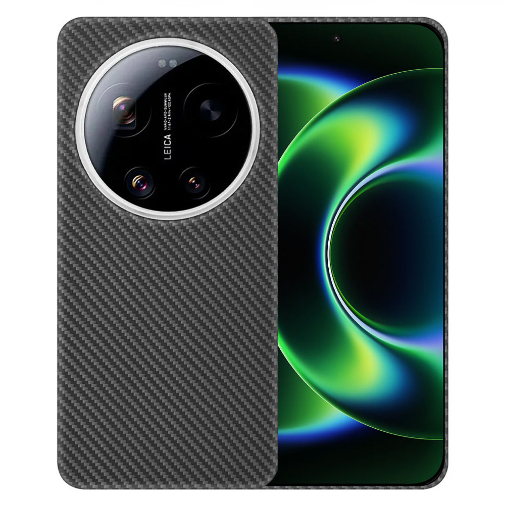 Custodia MagSafe per Xiaomi 17 Ultra, Techsuit, Fibra di Aramid, Nera