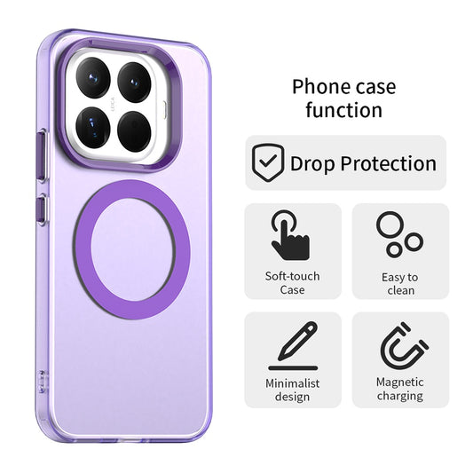 Custodia MagSafe per Xiaomi 17T Pro, Techsuit, CandyCase, Viola