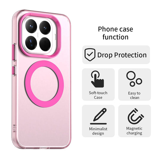 Custodia MagSafe per Xiaomi 17T Pro, Techsuit, CandyCase, Rosa