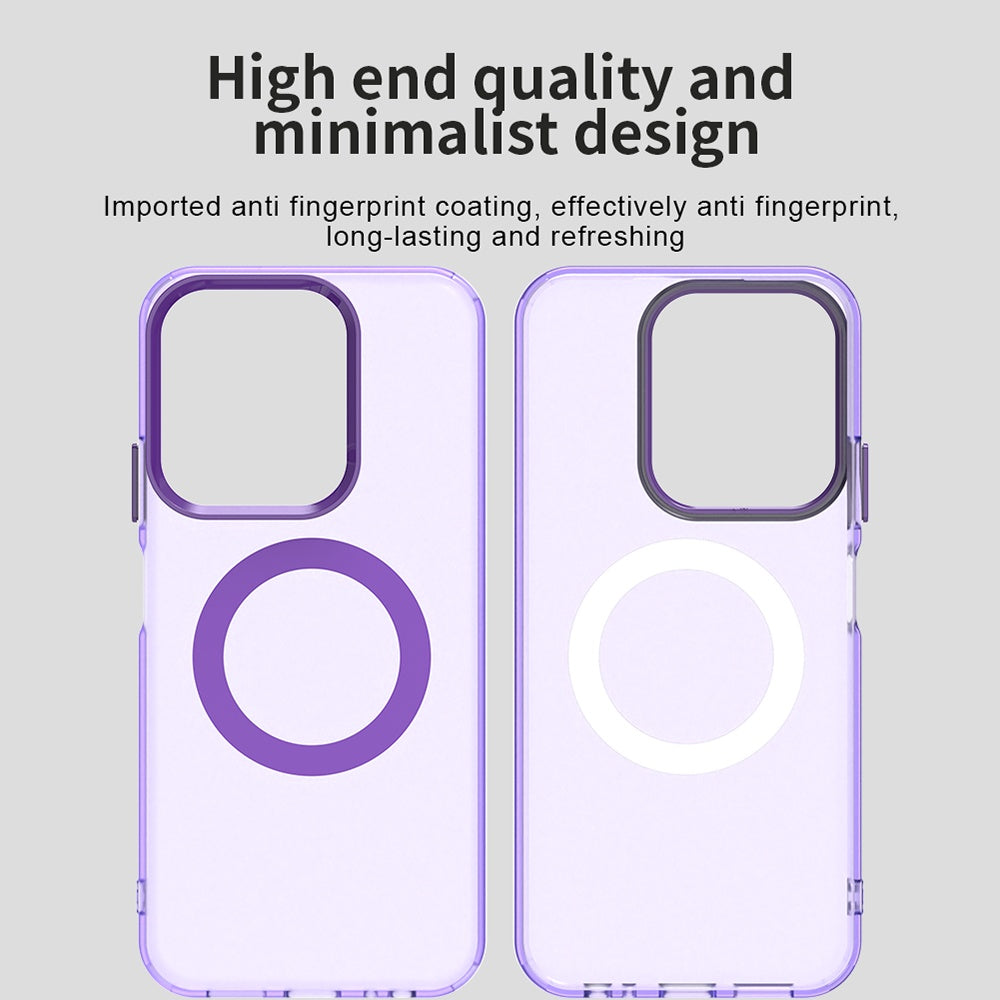 MagSafe Case for Xiaomi Poco C85 4G / Redmi 15C 5G / 15C 4G, Techsuit, CandyCase, Purple