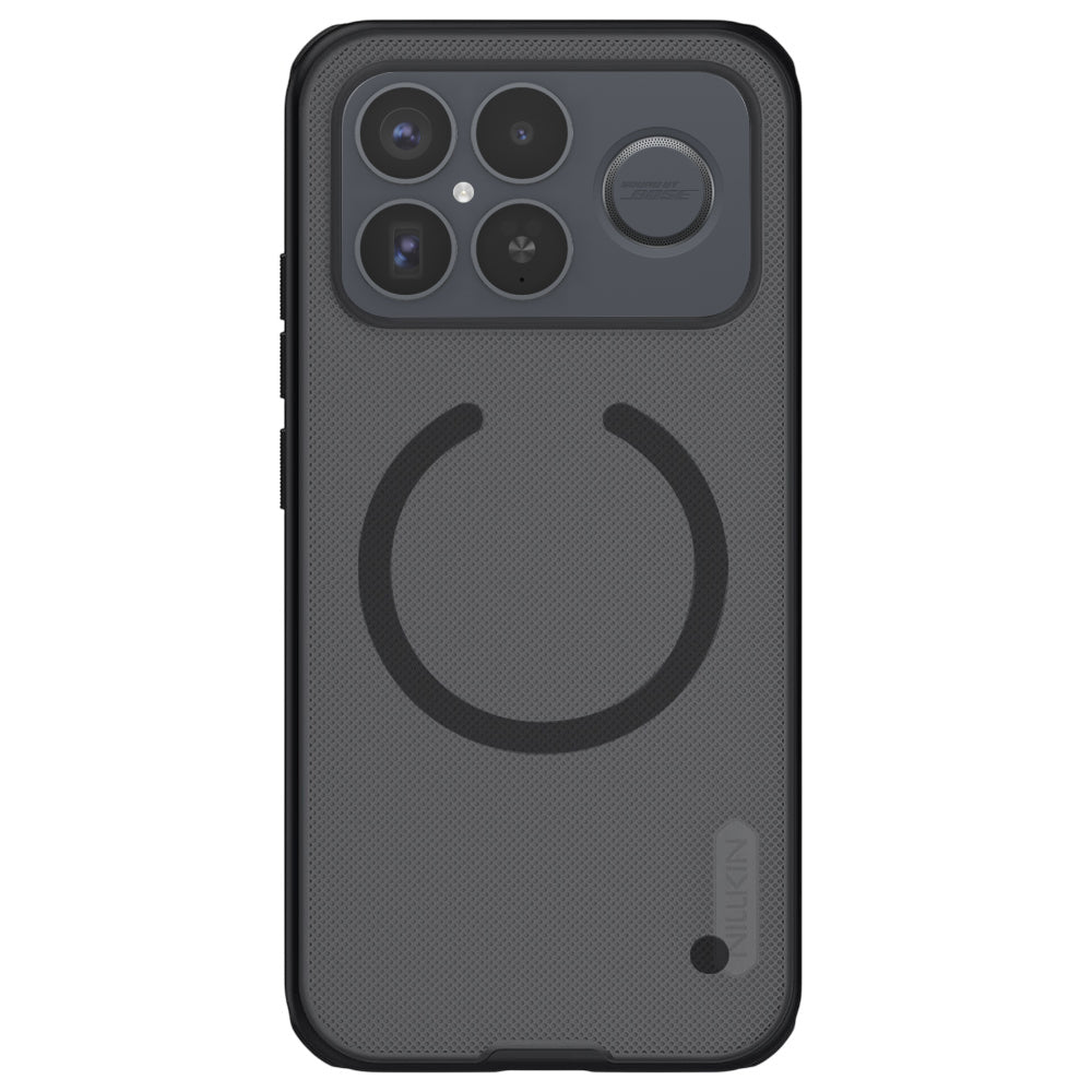 Custodia MagSafe per Xiaomi Poco F8 Ultra, Nillkin, Super Shield Pro, Nera Trasparente Satinata