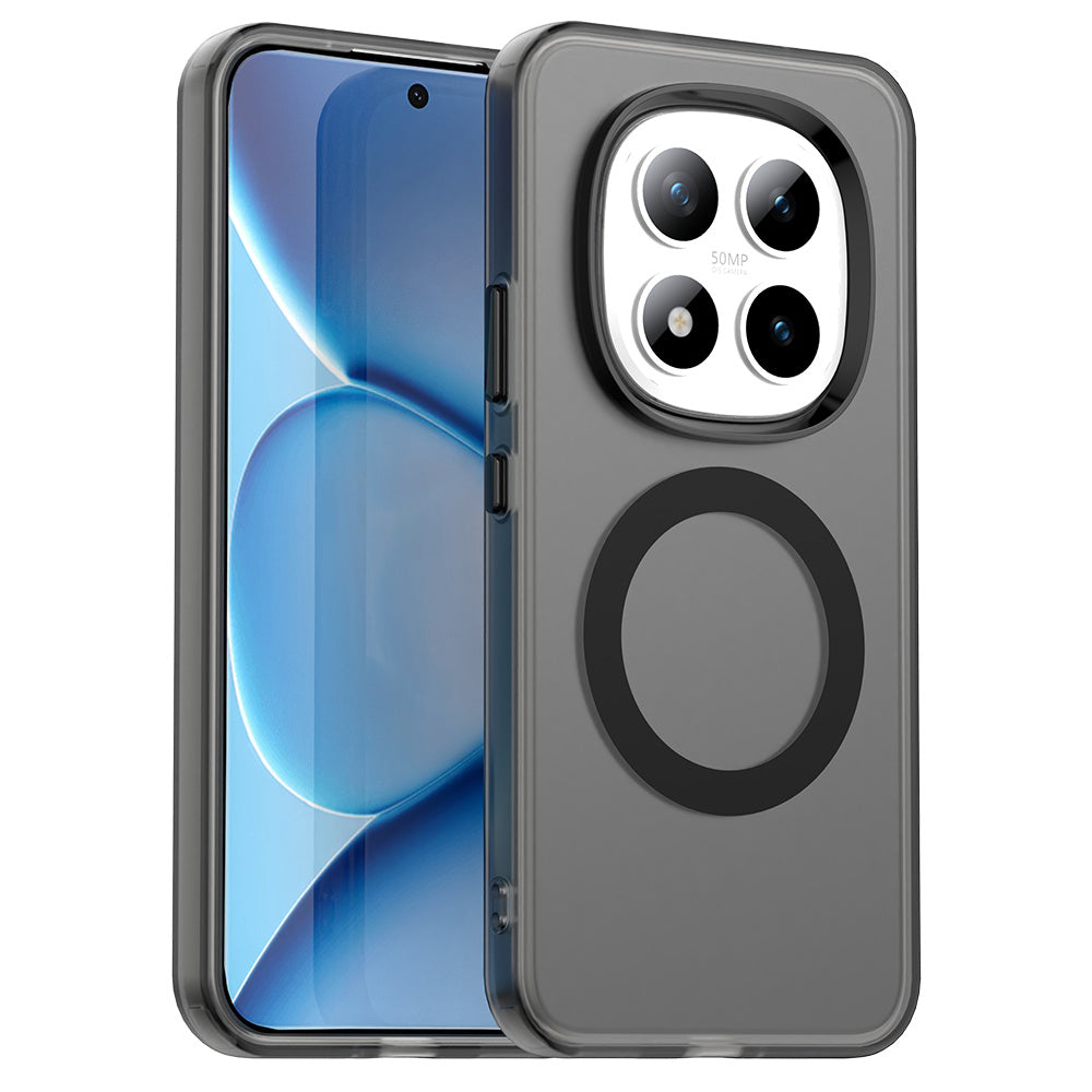 Custodia MagSafe per Xiaomi Poco M8 Pro / Redmi Note 15 Pro+ 5G, Techsuit, CandyCase, Nera