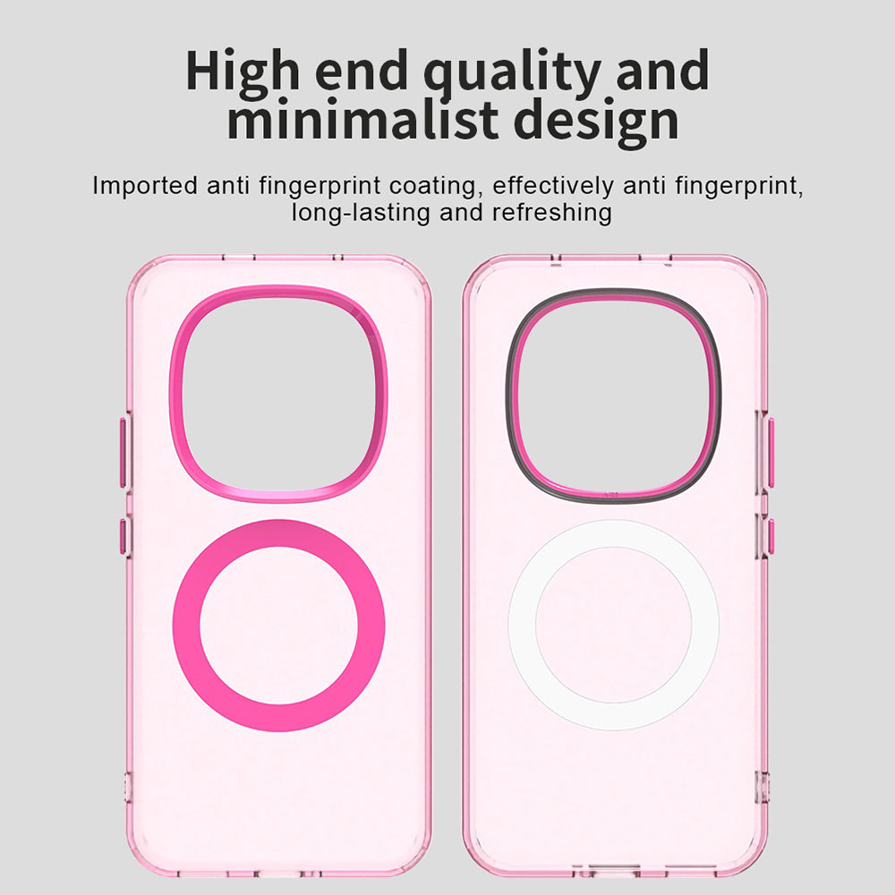 Custodia MagSafe per Xiaomi Poco M8 Pro / Redmi Note 15 Pro+ 5G, Techsuit, CandyCase, Rosa