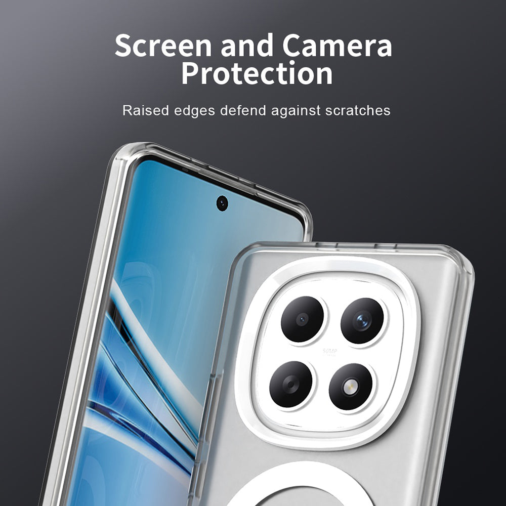Custodia MagSafe per Xiaomi Poco M8 / Redmi Note 15 5G / Note 15 4G, Techsuit, CandyCase, Bianca