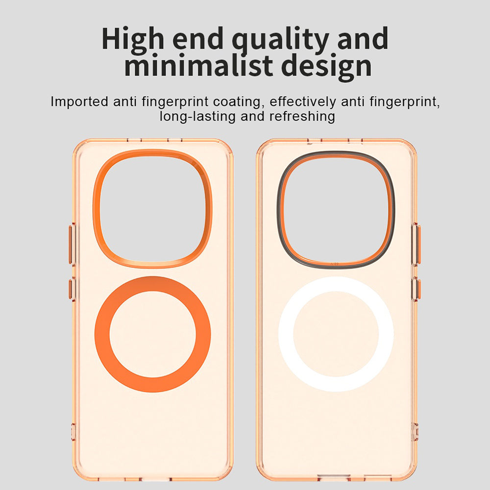 Custodia MagSafe per Xiaomi Poco M8 / Redmi Note 15 5G / Note 15 4G, Techsuit, CandyCase, Arancione