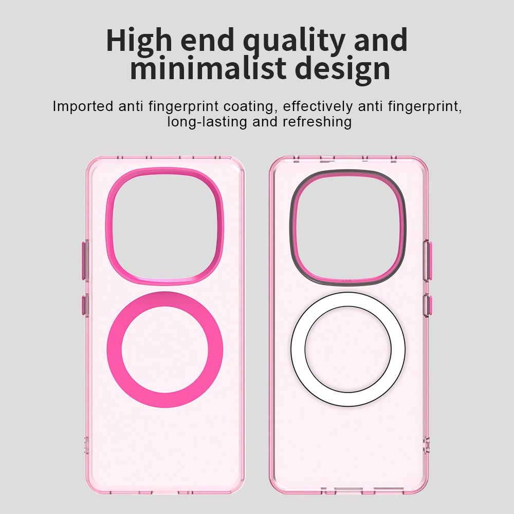 Custodia MagSafe per Xiaomi Poco X7 / Redmi Note 14 Pro 5G, Techsuit, CandyCase, Rosa